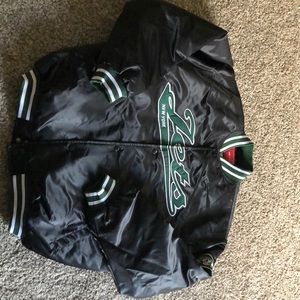 New York Jets jacket.